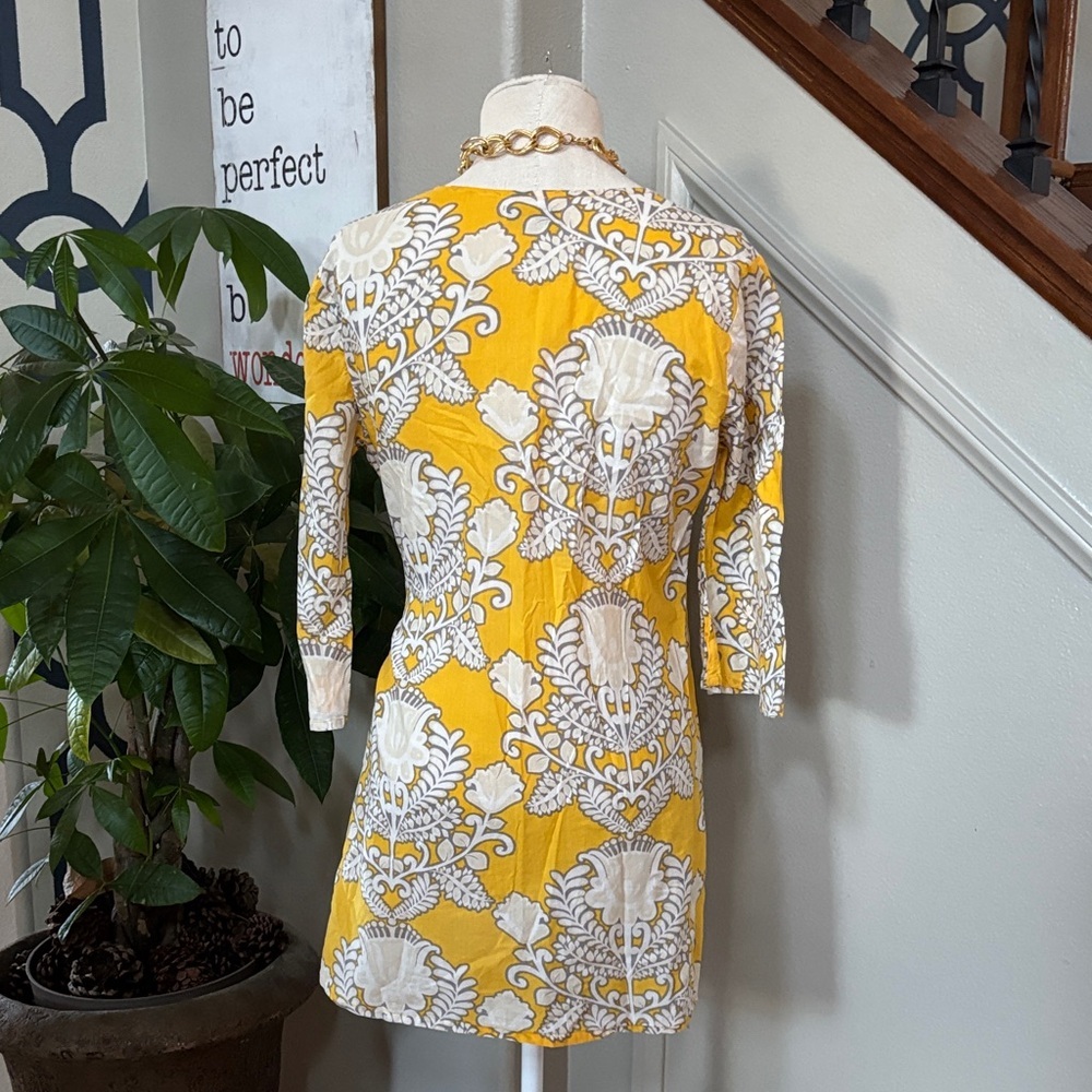 World Market Yellow Boho Soft Floral Dress 🤩 - Picture 4 of 8